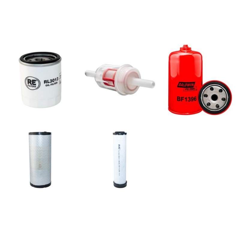 Filter kit for Wacker WL37 Air Oil Fuel Filters with Deutz BF4M2011 Engine SN 3014727- Year 2007-