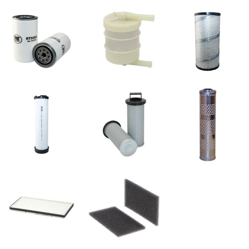 Filter kit for Wacker Neuson WL57 Perkins 1103C Engine