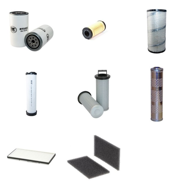 Filter kit for Wacker Neuson WL57 Perkins 1104D Engine
