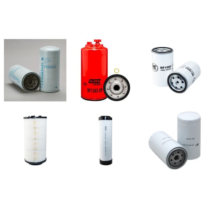 Filter kit suitable for CAT 930HZ with CAT C6.6ACERT Engine Serial No CXK1- DHC1- YR 2008-