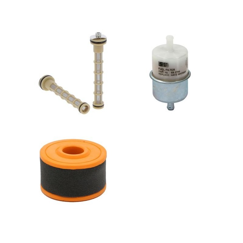 WEBER SRX 75 DH Filter Service Kit w/HATZ 1B20 Eng.   YR  2010-