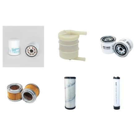 Weidemann 1055 D/P Filter Service Kit - Air, Oil, Fuel Filters