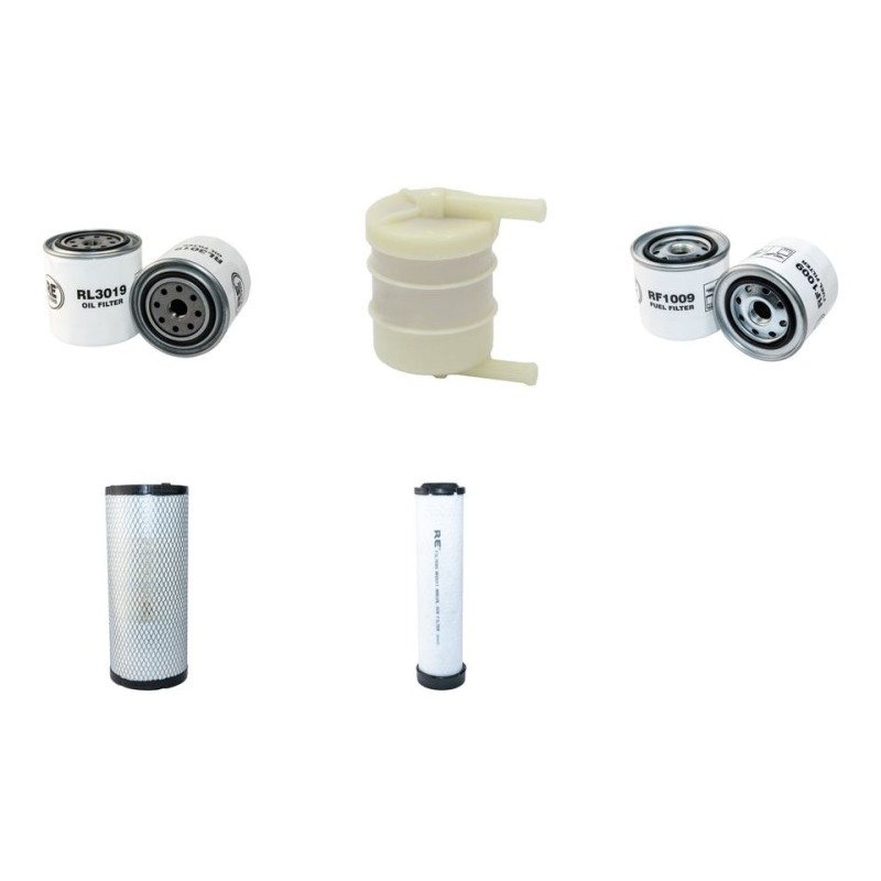 WEIDEMANN 1090 D/P Filter Service Kit Air Oil Fuel Filters w/Perkins Eng.