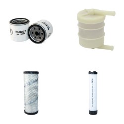 WEIDEMANN 1230 CX 35 Filter Service Kit Air Oil Fuel Filters w/Perkins 404C15 Eng.