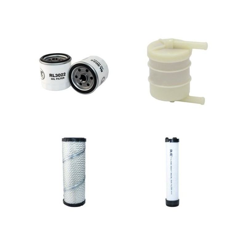 WEIDEMANN 1230 CX 35 Filter Service Kit Air Oil Fuel Filters w/Perkins 404C15 Eng.