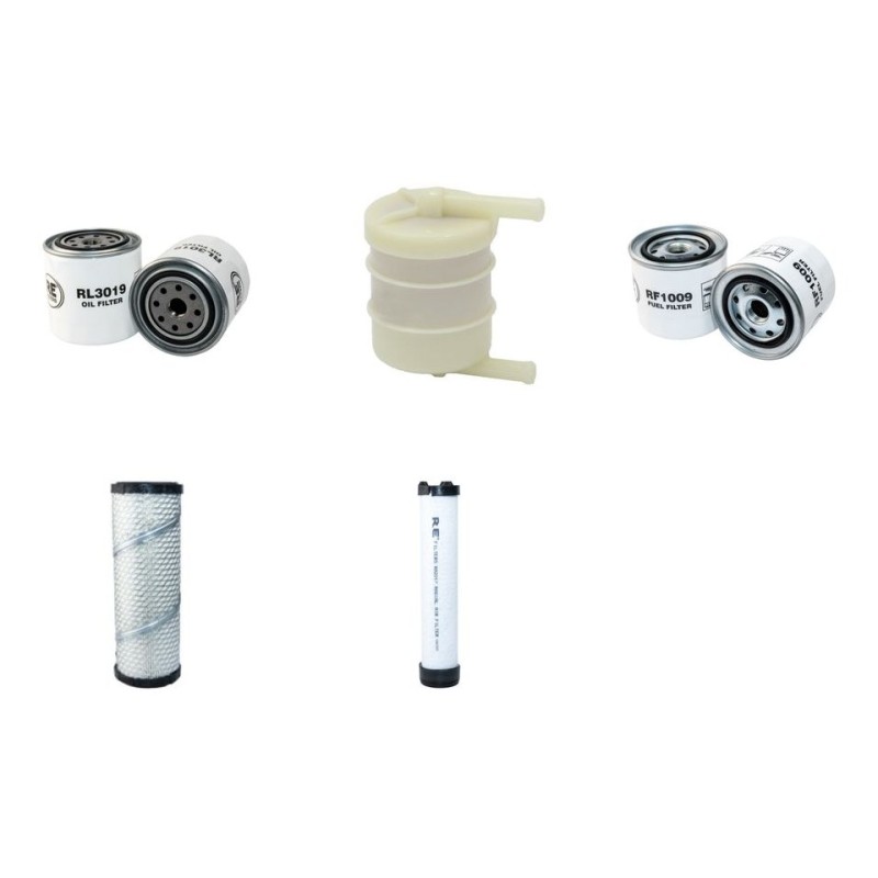 Weidemann 1250 P26  Filter Service Kit - Air, Oil, Fuel Filters