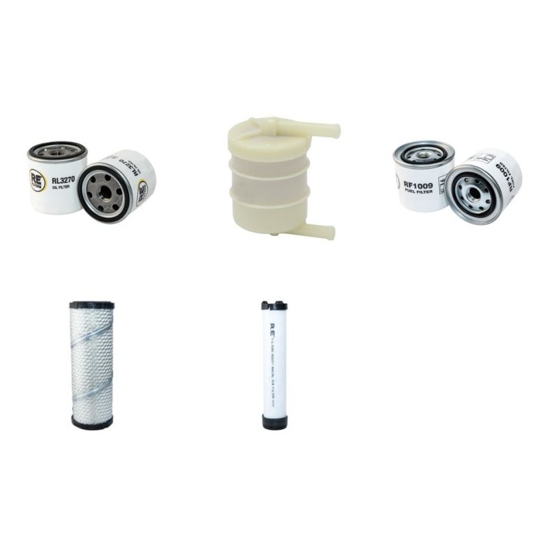 WEIDEMANN 1370 P43/P48 Filter Service Kit Air Oil Fuel Filters w/Perkins 104.20 104.22 KF 81168V Eng.