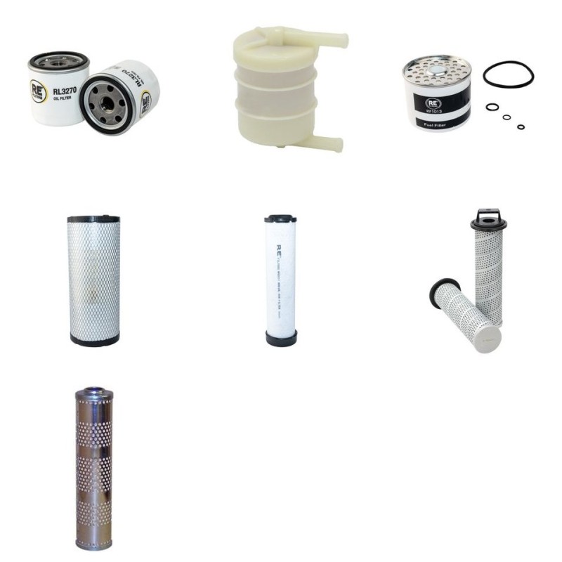 WEIDEMANN 1370 CX 50 Filter Service Kit w/Perkins 404C22 Eng.
