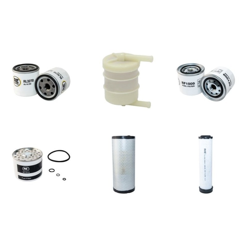 Weidemann 1490 P50 Filter Service Kit - Air, Oil, Fuel Filters