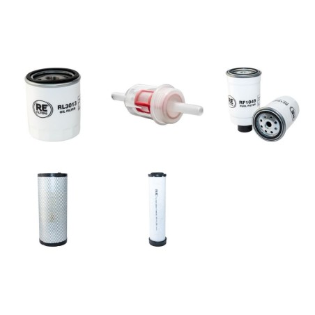 Weidemann 1490 D70 Filter Service Kit - Air, Oil, Fuel Filters