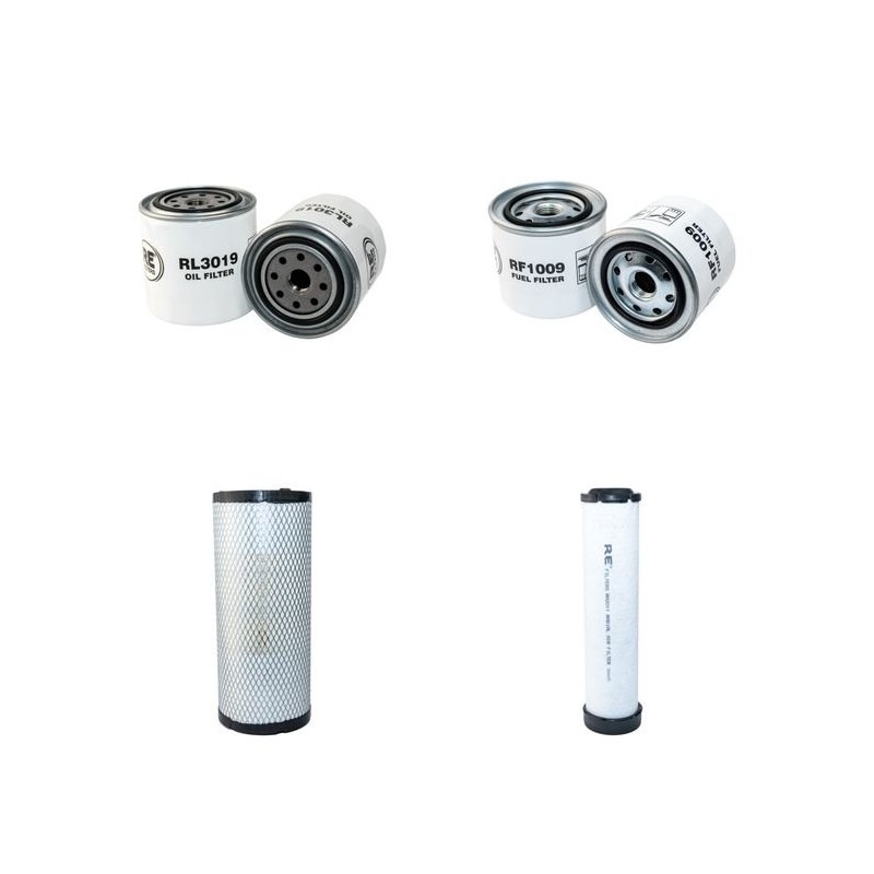 Weidemann 1904 D/P  Filter Service Kit - Air, Oil, Fuel Filters