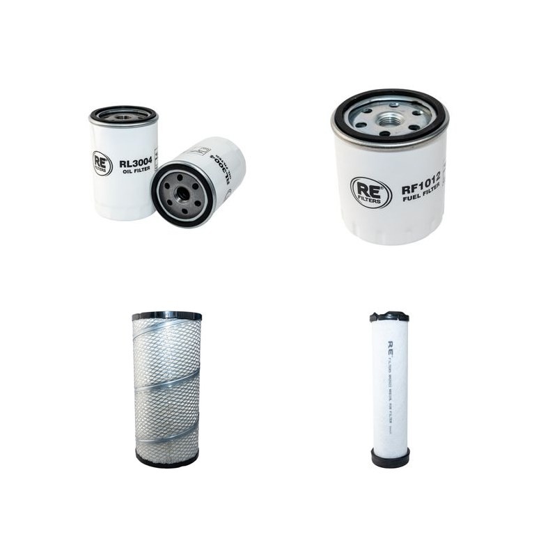 WEIDEMANN 4004 D/D Filter Service Kit Air Oil Fuel Filters w/Deutz BF4L1011F Eng.   YR  1996-