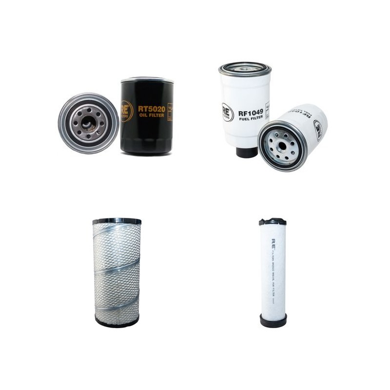 WEIDEMANN 4004 D/P Filter Service Kit Air Oil Fuel Filters w/Perkins 1004-40T Eng.   YR  2000-