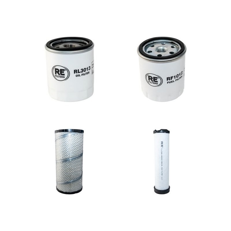 WEIDEMANN 5006 D81 Filter Service Kit Air Oil Fuel Filters w/Deutz BF4M 2011F Eng.