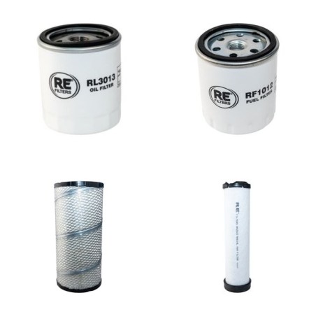 WEIDEMANN 5006 D81 Filter Service Kit Air Oil Fuel Filters w/Deutz BF4M 2011F Eng.