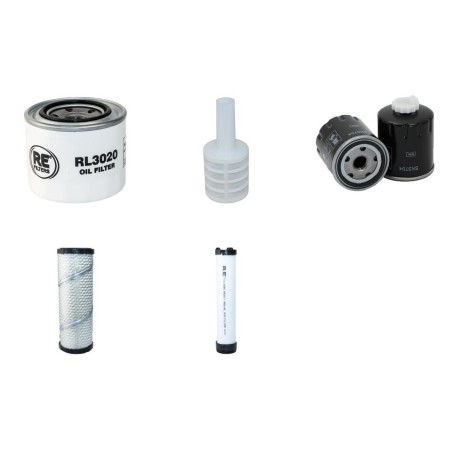 WEIDEMANN T 4512CC40 Filter Service Kit Air Oil Fuel Filters w/Yanmar 3TNV84T Eng.