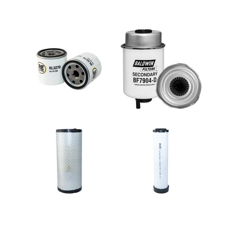 WEIDEMANN T 5522 Filter Service Kit Air Oil Fuel Filters w/Perkins Eng.