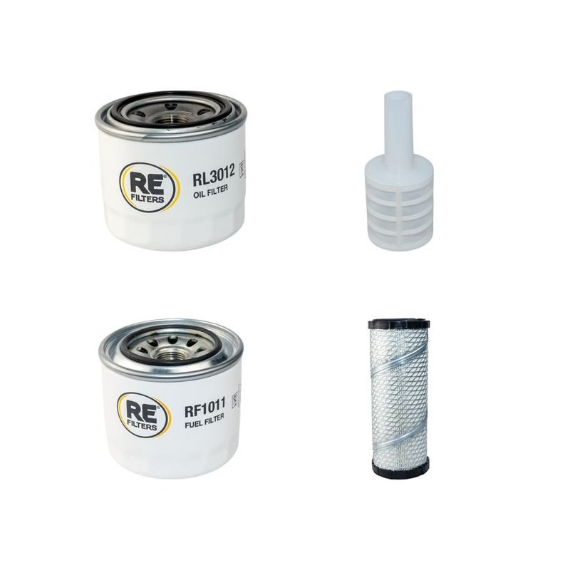 WEIRO TM 800 SH Filter Service Kit Air Oil Fuel Filters w/Yanmar 3TNV82A-XFU Eng.