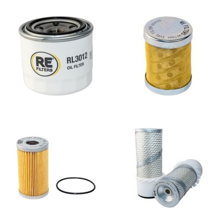 Filter Kit for Yanmar B06U with Yanmar 4Tne88 Engine