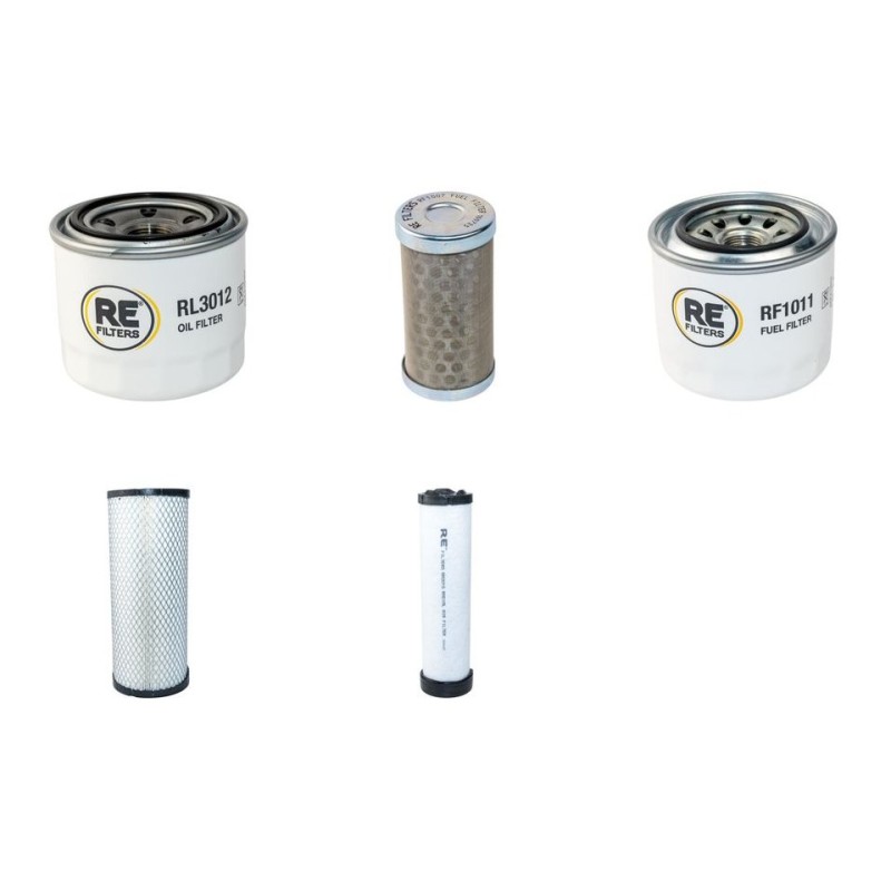 YANMAR B 7 SIGMA Filter Service Kit Air Oil Fuel Filters w/Yanmar Eng.