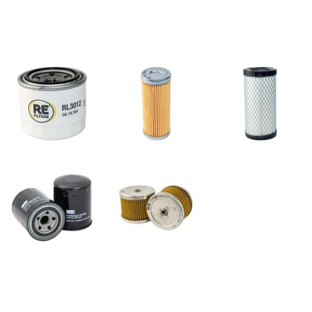 YANMAR B 08 Filter Service Kit w/Yanmar Eng. SN Air wo fins