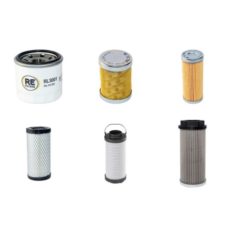 YANMAR B 15-3 Filter Service Kit w/Yanmar 3TNE68-ENBAC Eng.