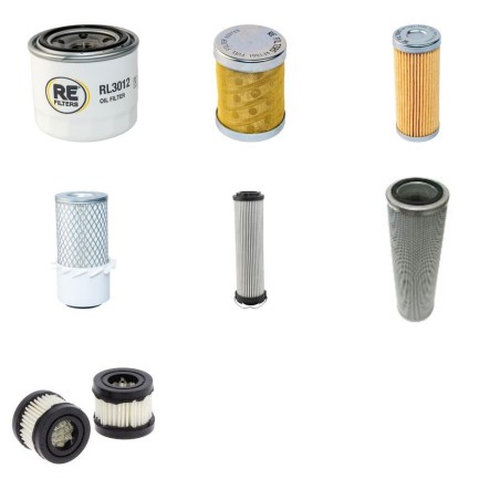 Filter Kit for Yanmar B25VCR/VPR with Yanmar 3TNE78A Engine