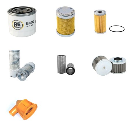 Filter Kit for Yanmar B27 with Yanmar Engine