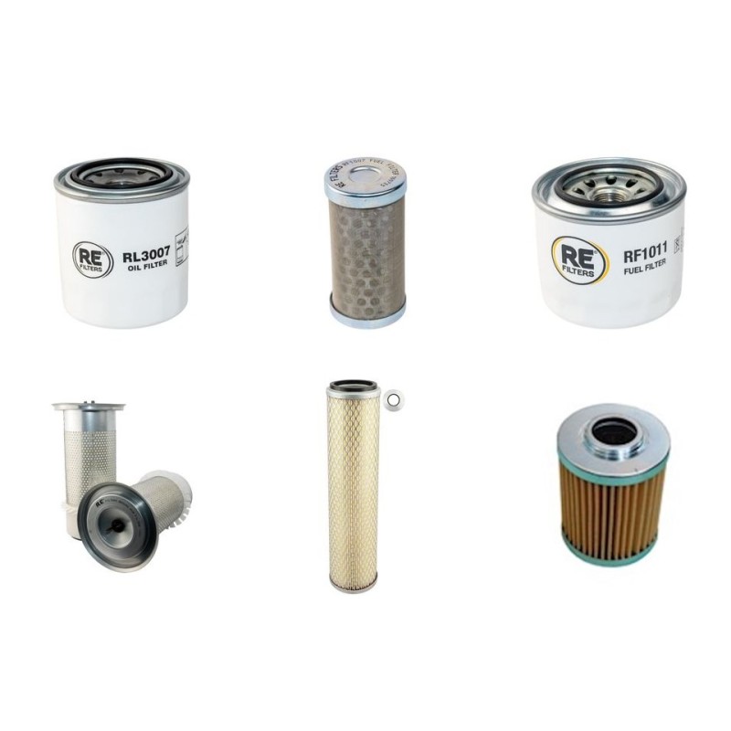 Filter Kit for Yanmar C50R with Yanmar Engine Serial No 10875-