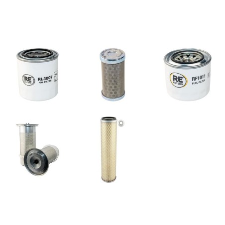Filter Kit for Yanmar C50R Air Oil Fuel Filters with Yanmar Engine Serial No 10875-