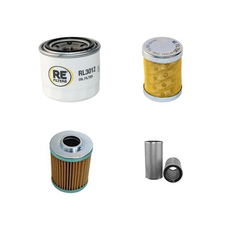 Yanmar C60R  (-1/-2) Filter Service Kit - Air, Oil, Fuel Filters
