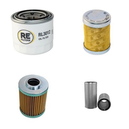 Filter Kit for Yanmar C60R (-1/-2) - Air, Oil, Fuel Filters