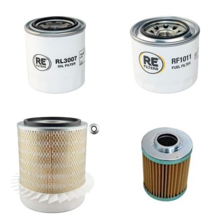 Filter Kit for Yanmar C80R with Yanmar Engine Serial No -755
