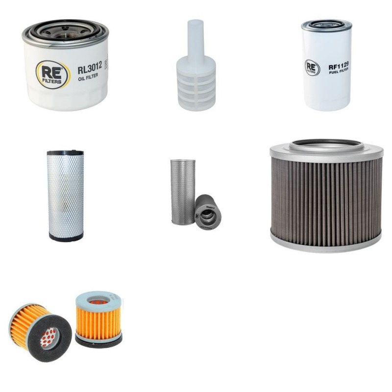 YANMAR SV 100 VCR Filter Service Kit w/Yanmar 4Tnv98T-5 Eng. 2005-