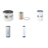Filter Kit for Yanmar SV100-2 Air Oil Fuel Filters with Yanmar 4TNV98CT-VBV Engine Year 2014-