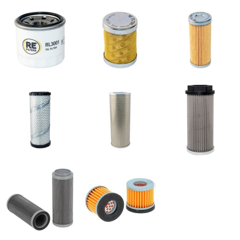 Filter Kit for Yanmar VIO20-2 with Yanmar 3TNE74-ENBV Engine