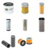 YANMAR VIO 20-2 Filter Service Kit w/Yanmar 3TNE74-ENBV Eng.
