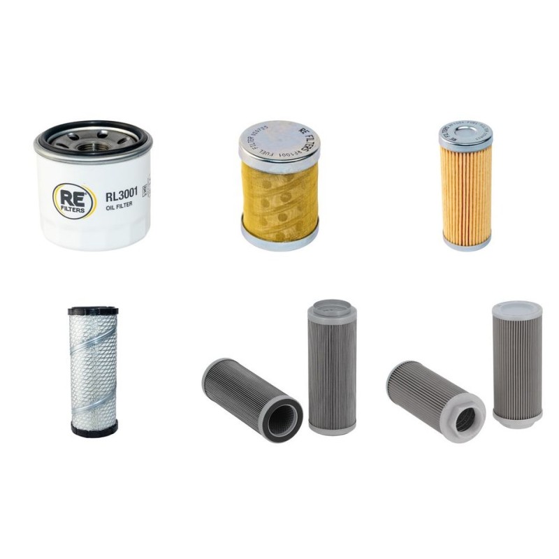 Filter Kit for Yanmar VIO25 with Yanmar 3TNV76-NBVA Engine