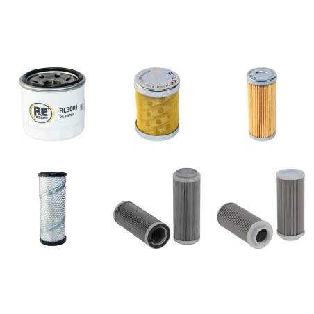 Filter Kit for Yanmar VIO25 CR with Yanmar 3TNV76 Engine Year 2006-