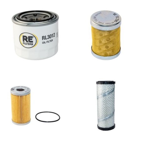 YANMAR VIO 45 Filter Service Kit w/Yanmar 3TNE88 Eng. Air, Oil, Fuel Filters