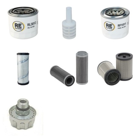 Filter Kit for Yanmar VIO45 with Yanmar 3TNV88 Engine