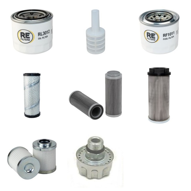 Filter Kit for Yanmar VIO50 UCR with Yanmar 4Tnv88 Engine 2004-