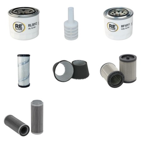 Filter Kit for Yanmar VIO55 with Yanmar 4TNV88 Engine Year 9.05-