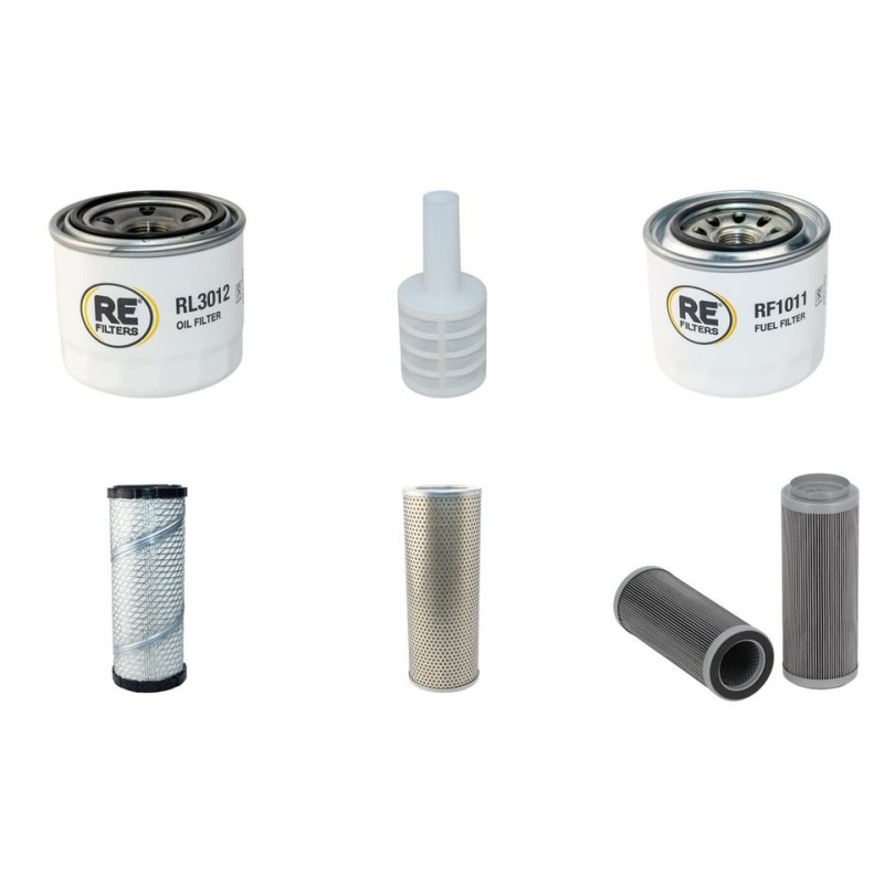 Filter Kit for Yanmar VIO55-5 with Yanmar 4TNV88-PBV Engine