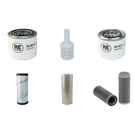 YANMAR VIO 55-5 Filter Service Kit w/Yanmar 4TNV88-PBV Eng.