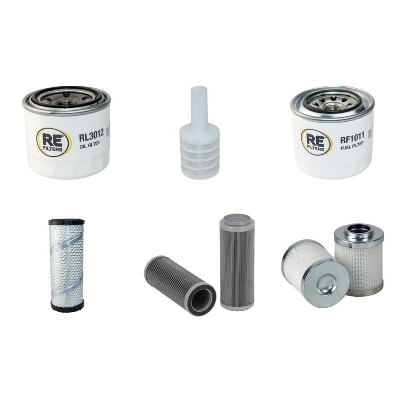 YANMAR VIO 57 (U) Filter Service Kit w/Yanmar 4Tnv88-Bxbva Eng. 2008-