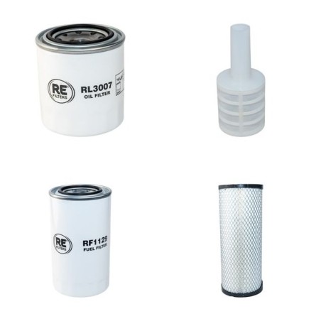 YANMAR VIO 80 (U) Filter Service Kit Air Oil Fuel Filters w/Yanmar 4TNV98-ZWBV1 Eng.