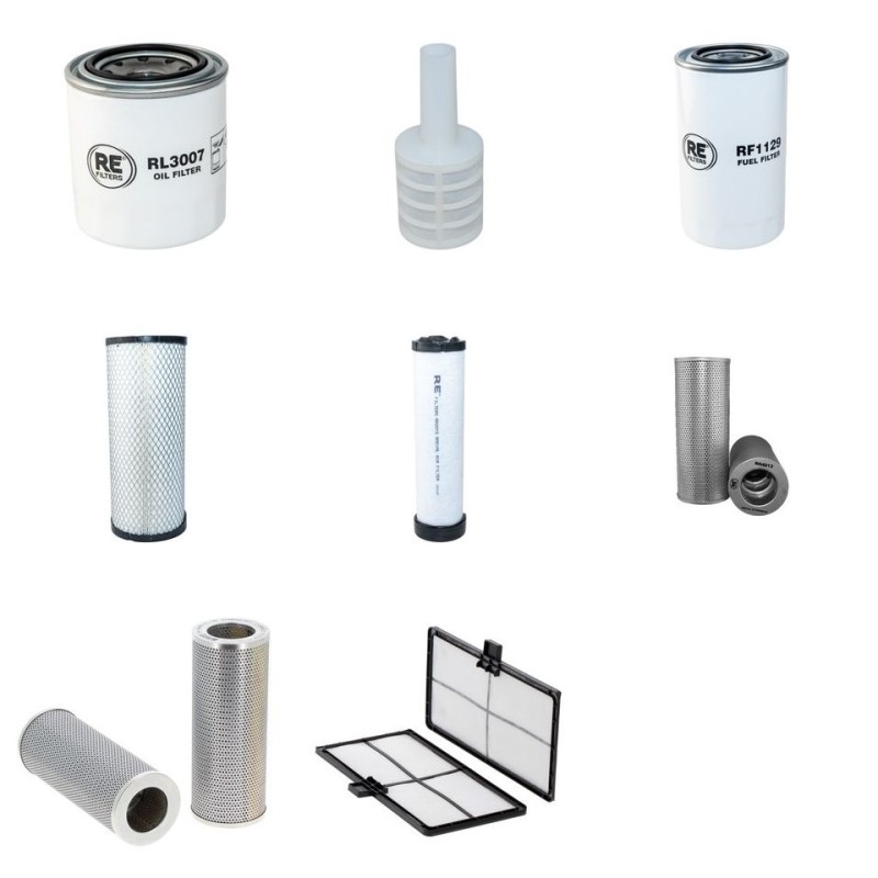 YANMAR VIO 80-4 Filter Service Kit w/Yanmar 4Tnv98 Eng. 2011-