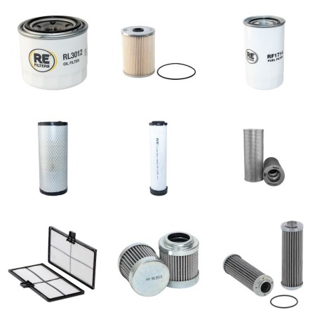 YANMAR VIO 80-1 A Filter Service Kit w/Yanmar 4TNV98-WBV Eng.   YR  2014-