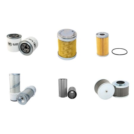 Filter Kit for Yanmar YB301 with Yanmar 3T75H/ 3T84H Engine Serial No -50000